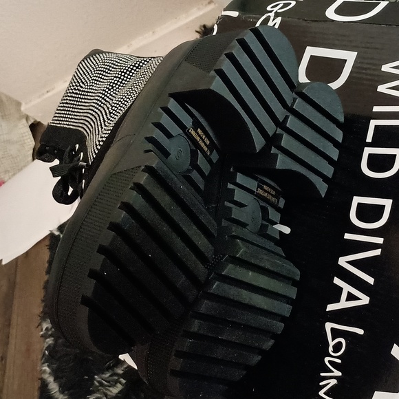 Black Rhinestone Booties - Picture 5 of 5